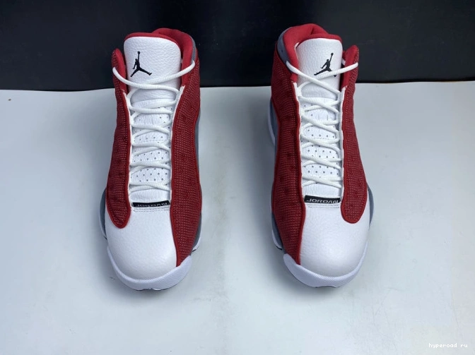 13 Gym 414571-600 Flint Jordan Grey Retro Air Red 0530